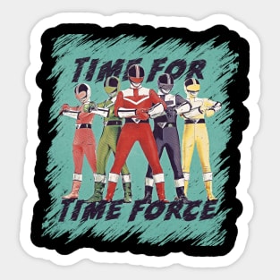 Time For Time Force Sticker